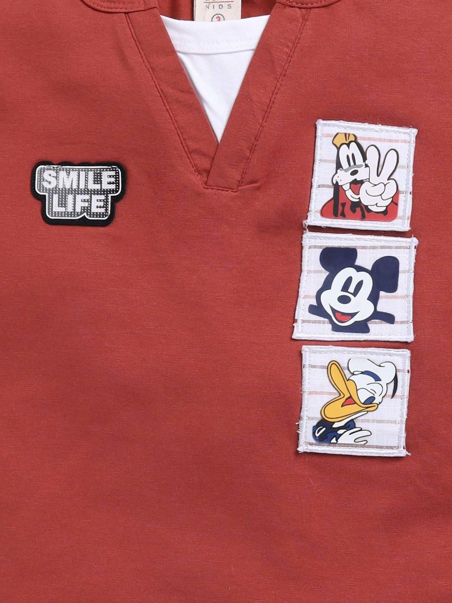 UNO KIDS Boys Brown & White Striped Top & Short sets