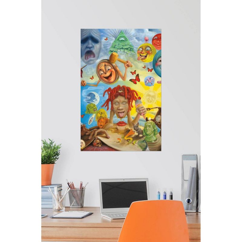 34" x 22" Trippie Redd: Art Unframed Wall Poster - Trends International