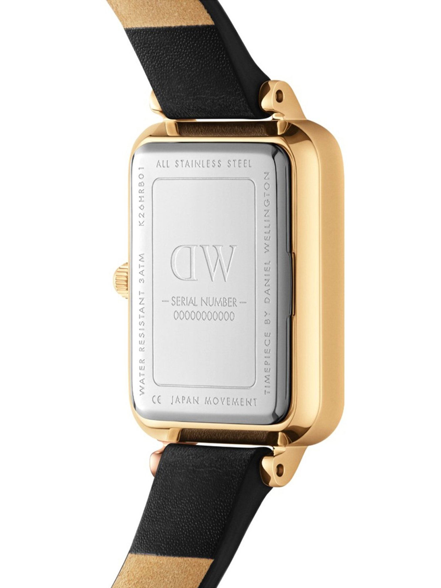 Daniel Wellington DW00100692K Quadro Watch for Women