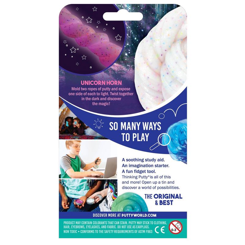 Crazy Aaron's Enchanting Unicorn Thinking Putty Tin