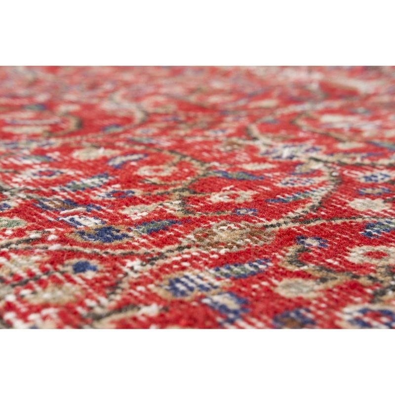 6'11"x10'2" Vintage One-of-a-Kind Herribert Rug Red - Revival Rugs