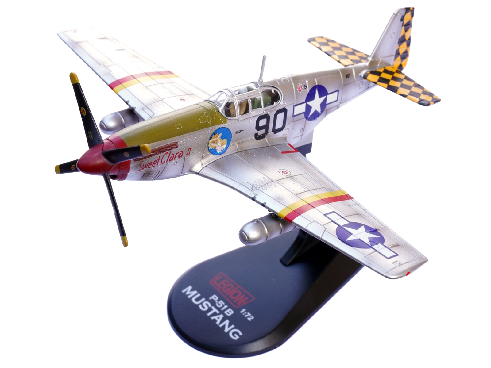 North American P-51D Mustang Fighter Aircraft "Lt. Col. McComas 118th Tactical Reconnaissance Squadron 23rd Fighter Group China" (1945) United States Army Air Force "Air Power Series" 1/48 Diecast Model by Hobby Master
