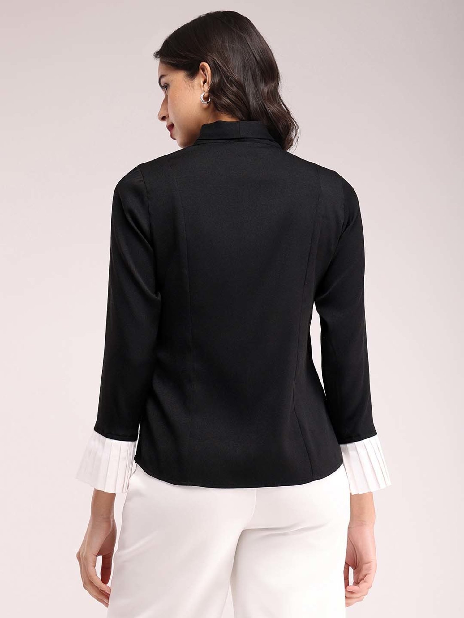 Fablestreet Black Relaxed Fit Top