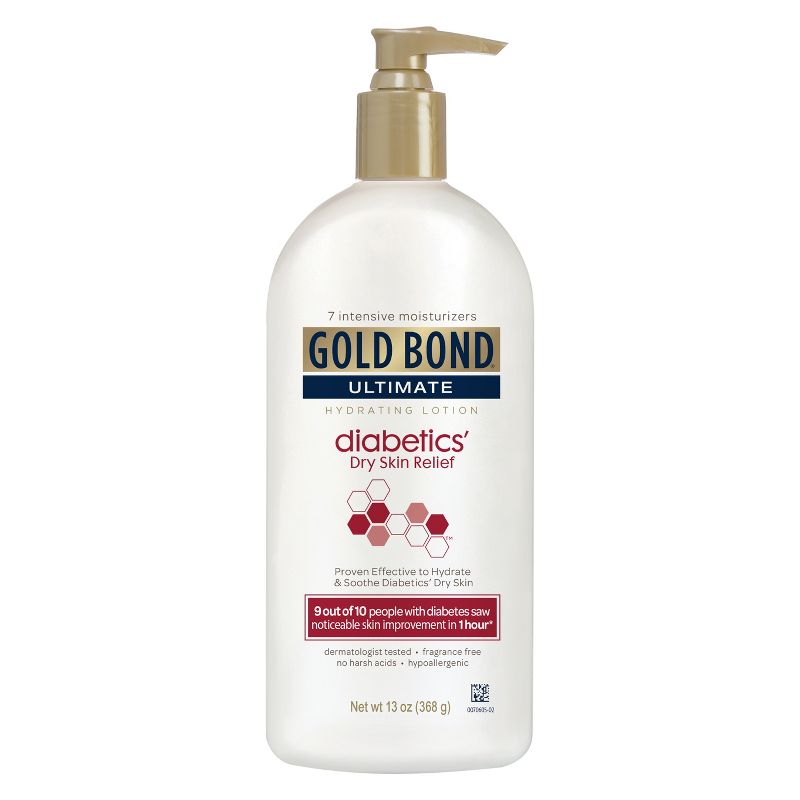 Unscented Gold Bond Diabetic Hand and Body Lotions - 13oz