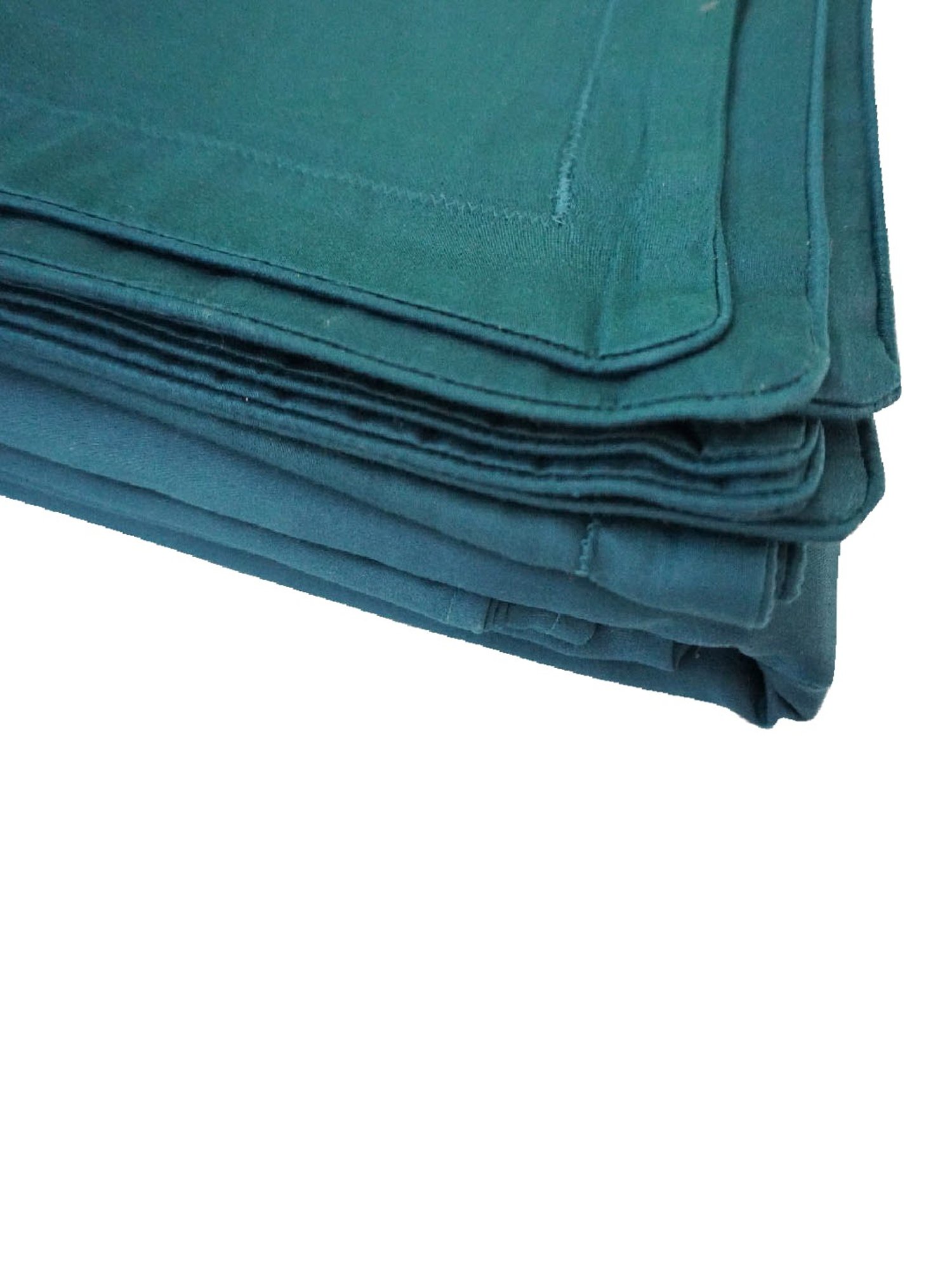 TARA Sparkling Homes Teal 300 TC Cotton King Bedsheet With 2 Pillow Covers