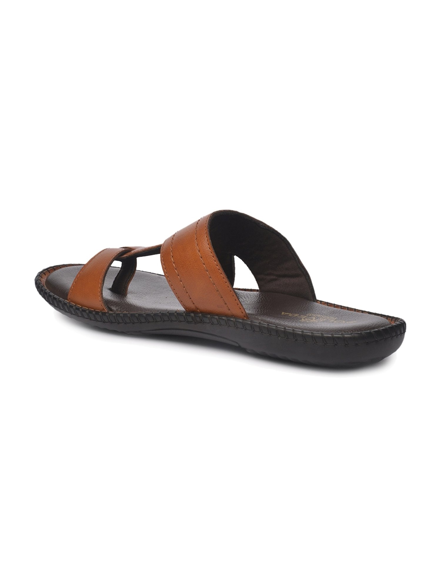 Soleveda by Buckaroo Men's SENNET Tan Toe Ring Sandals