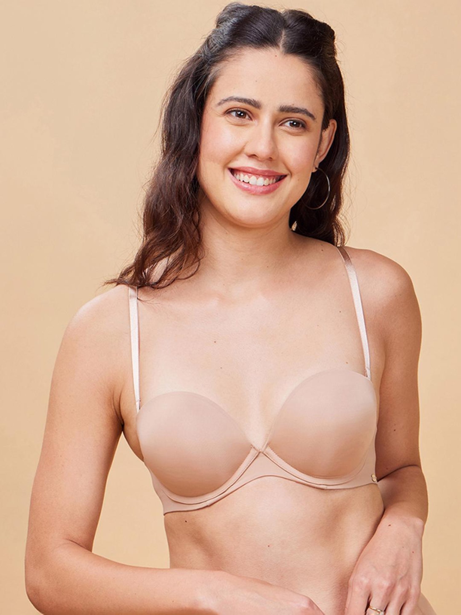 Enamor Sand Beige Push-up Bra