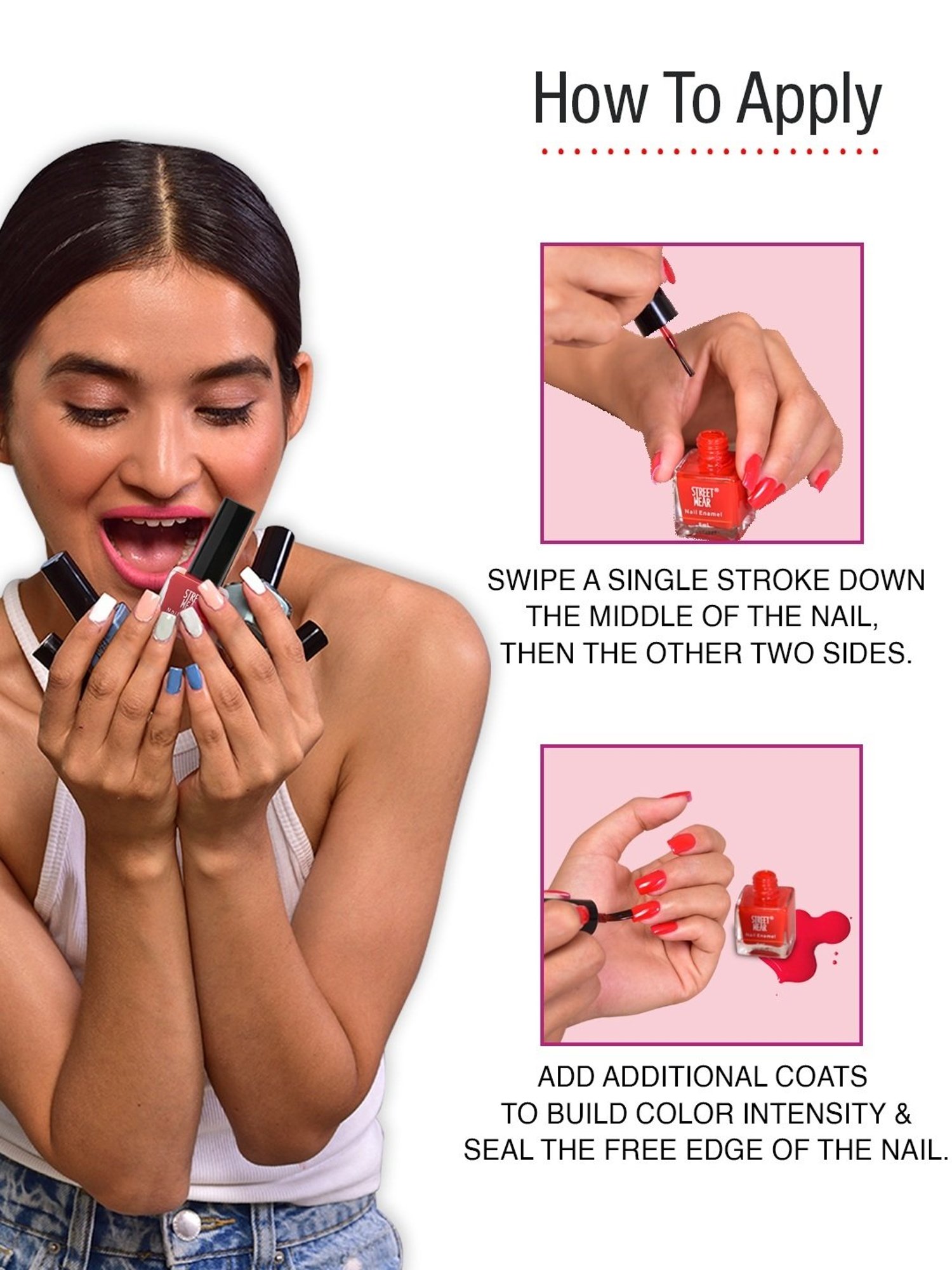 Street Wear Gloss Nail Enamel Krazy Red - 8 ml