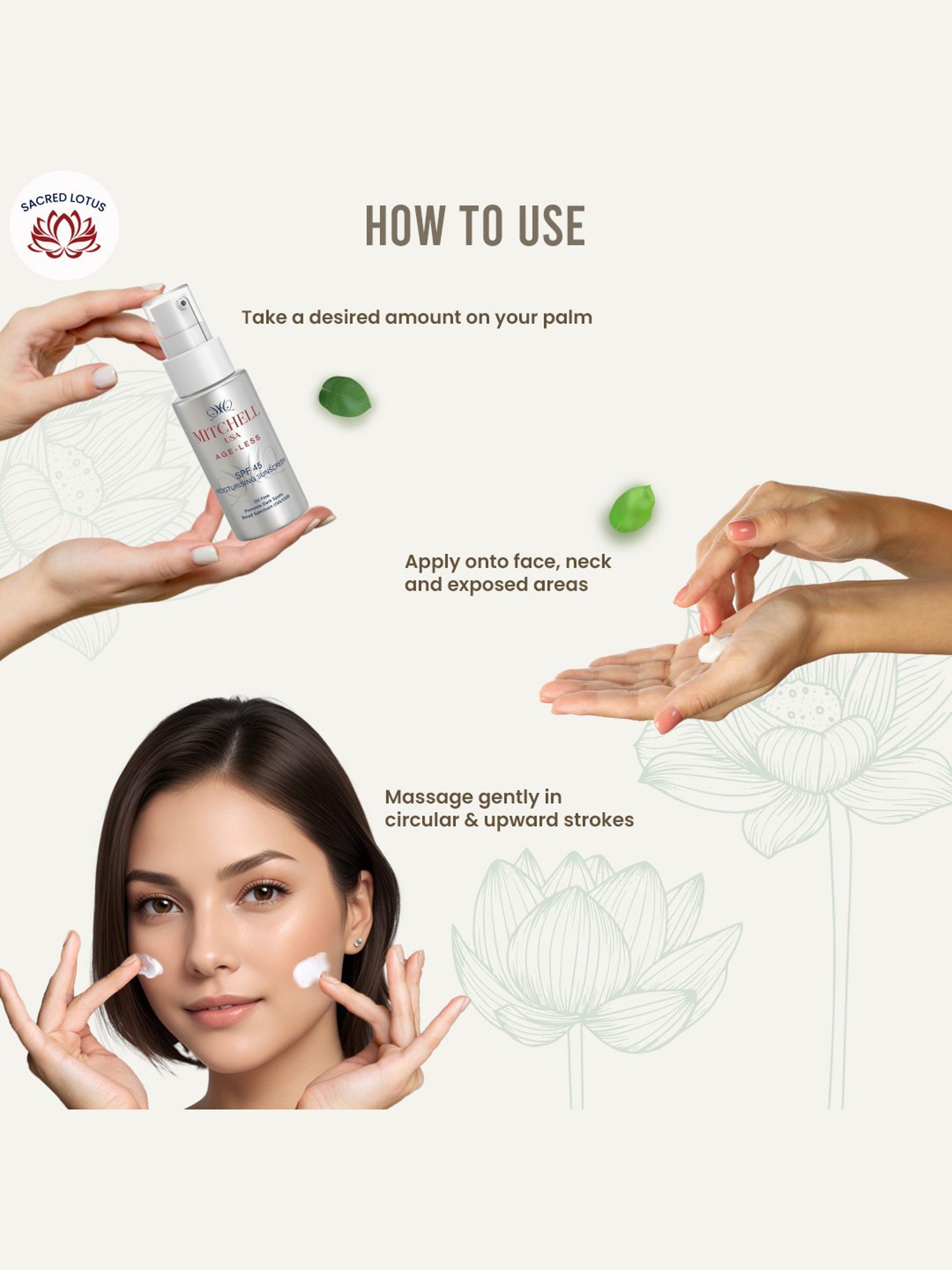 Mitchell USA Moisturizing Sunscreen SPF 45 - 50 ml