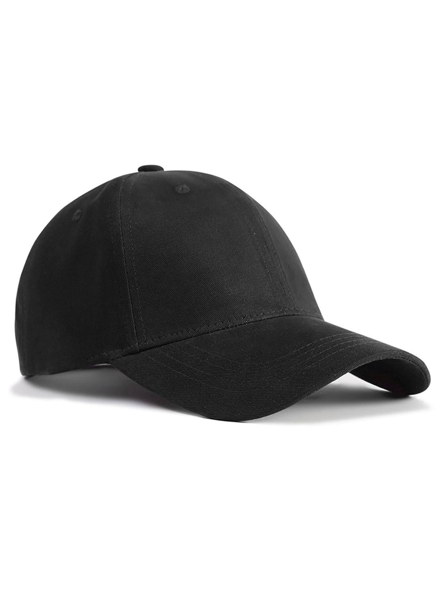 Omtex Unisex Polo Cotton Cap (Black) Size - Free Size