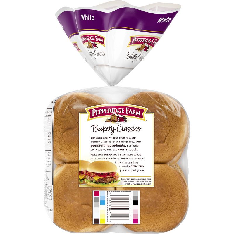 Pepperidge Farm Bakery Classics Soft White Hamburger Buns - 15oz/8ct