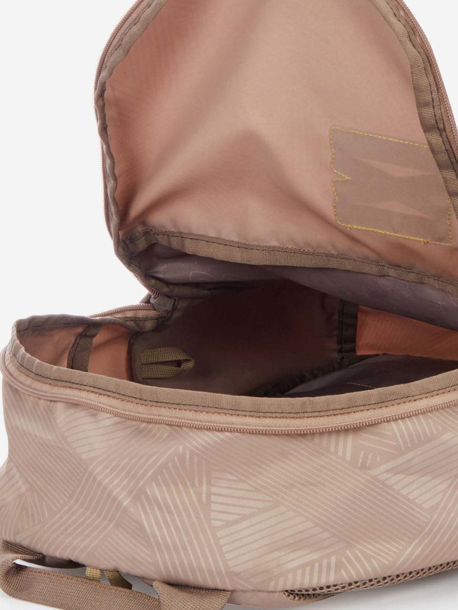 Wiki 18.5 Ltrs Beige Medium Backpack