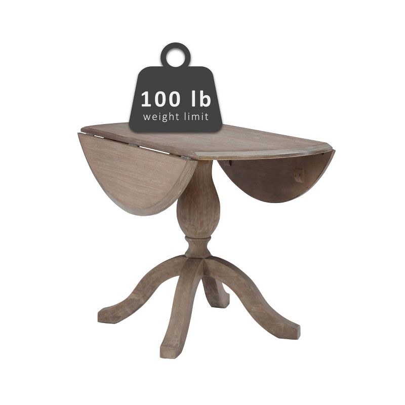 Torino Dining Tables Rustic Brown - Linon