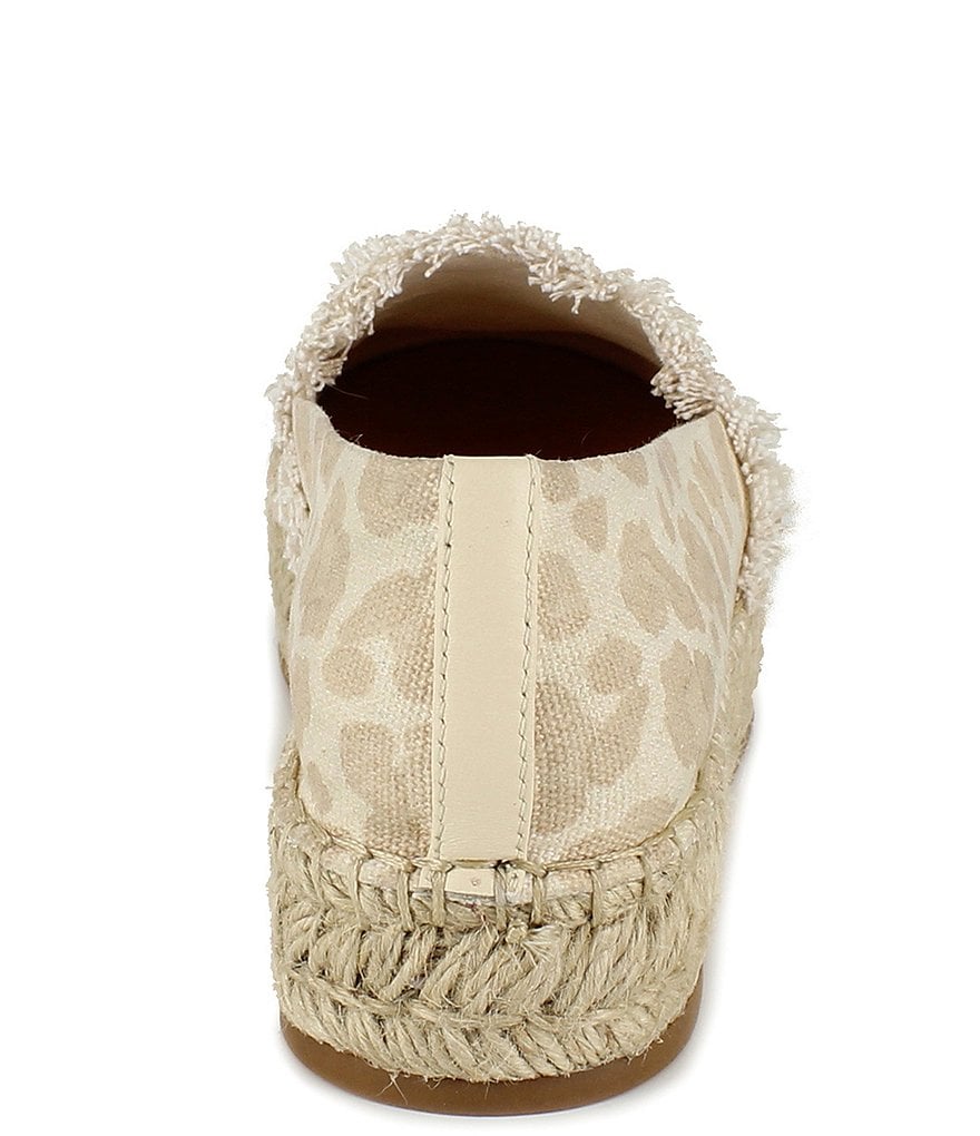 Splendid Lilly Cheetah Print Flatform Espadrille Slip-Ons