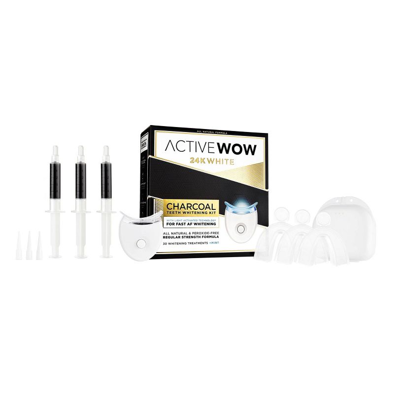 Active Wow White Charcoal Teeth Whitening Kit