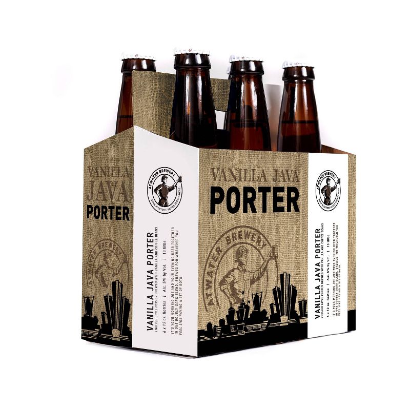 Atwater Vanilla Java Porter Beer - 6pk/12 fl oz Bottles