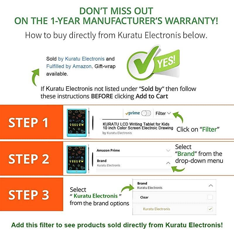 LCD Writing Tablets for Kids 10 inch Colorful Screen Electronic Drawing Pads Writing Board Drawing Tablet Doodle Board Writing Tablets Blue