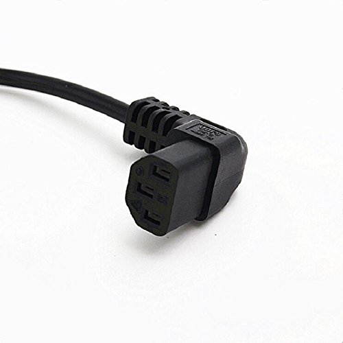 90 Degree PC Power Cord, IEC 320 90 Degree C13  to C14  PDU UPS Power Supply Extension Cord cable,IEC  C14 TO C13 POWER CABLE PDU UPS PLUG/SOCKET UP 90 DEGREE Wall-mounted LCD TV