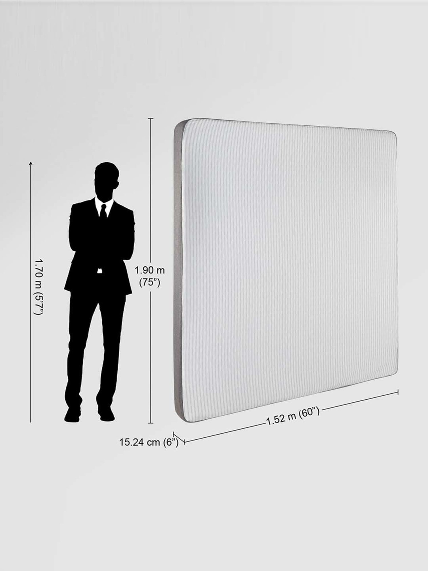 Duroflex Live-in Adapt Grey Foam New Gen Smart Design Flippable Adjustable Double Mattress