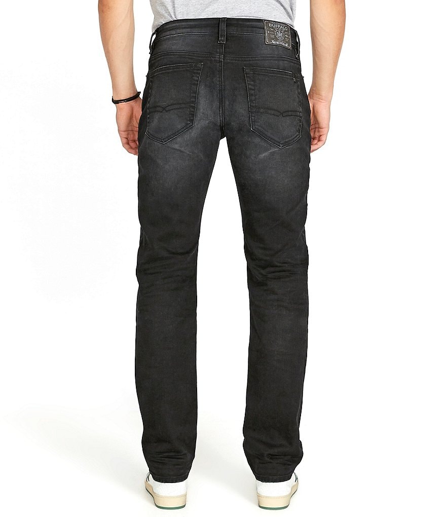 Buffalo David Bitton Six Straight Fit Sanded Jeans