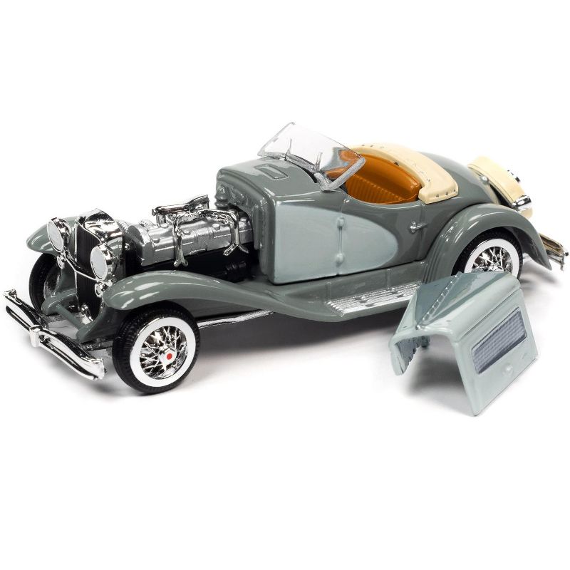 1935 Duesenberg SSJ Speedster Dark Gray and Light Gray 1/64 Diecast Model Car by Racing Champions