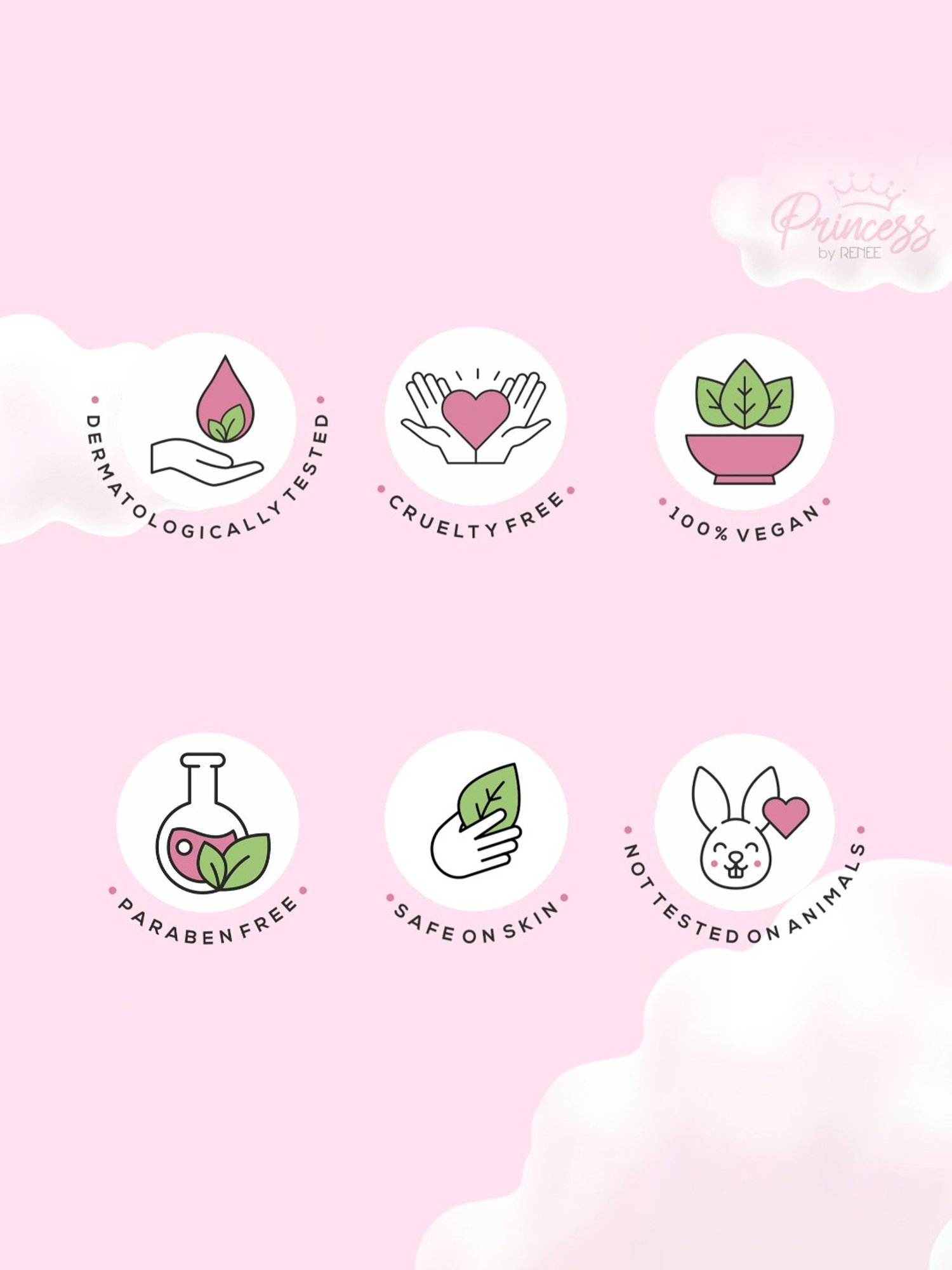 Princess by RENEE Bubbles Nail Paint Blu Maze - 5 ml