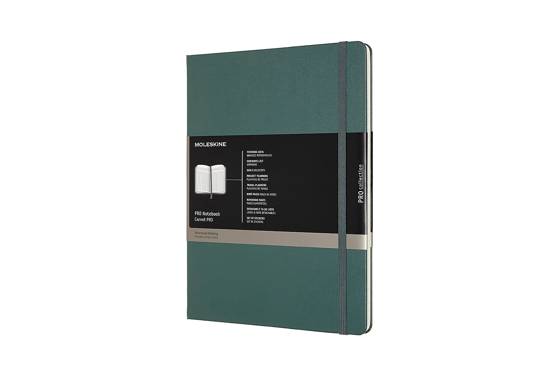 Moleskine MSKN PRO Notebook XL (7.5x9.75) Forest Green 620817