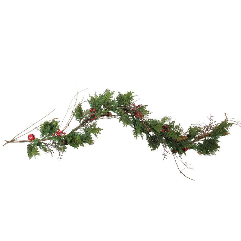 Darice 72" Prelit Commercial Size Canadian Pine Artificial Christmas Wreath - Clear Lights