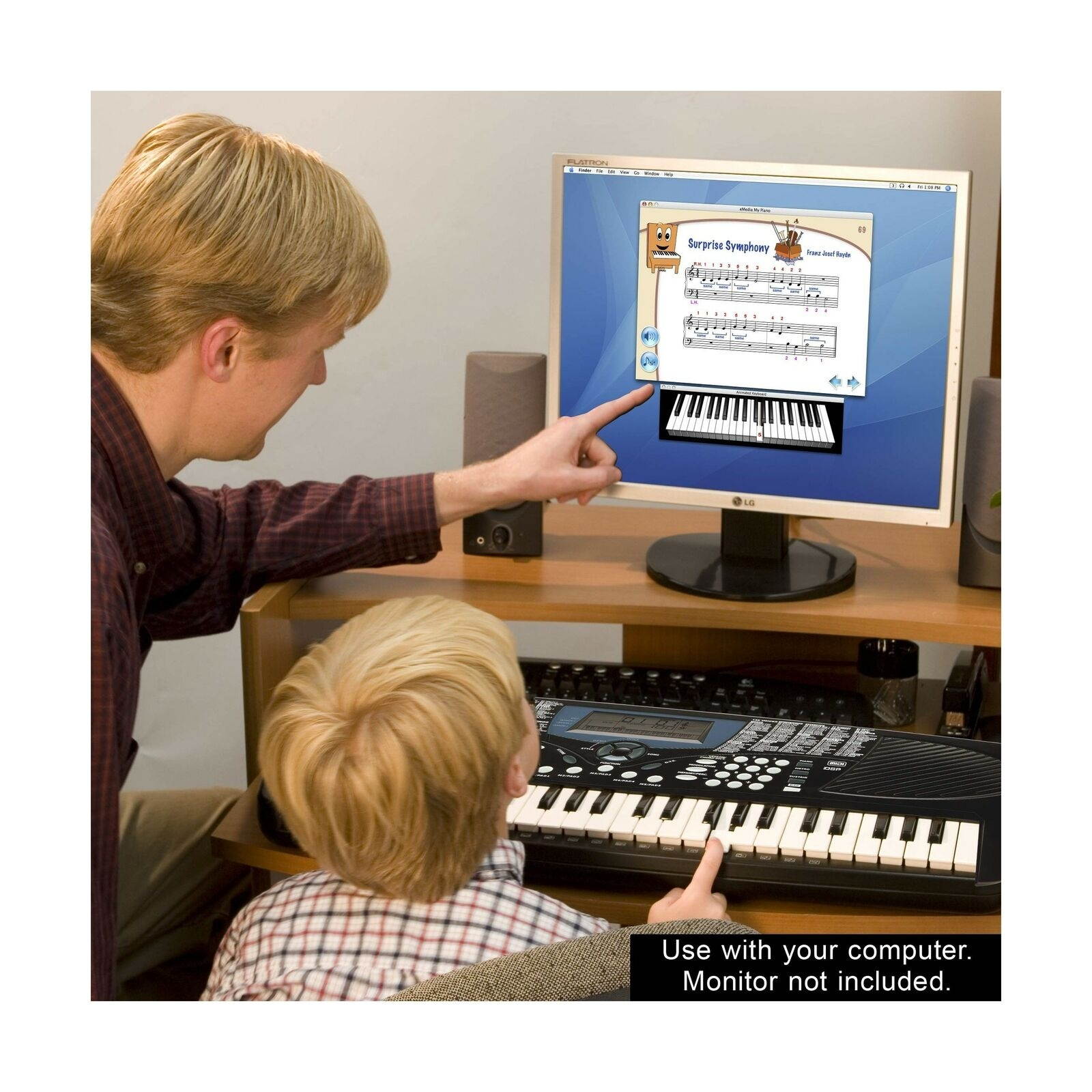 eMedia My Piano Starter Pack for Kids with Poster - 49-key Portable Keyboard ...