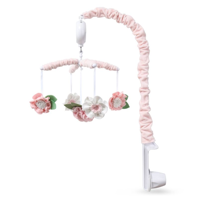 Lambs & Ivy Sky Rocket Planets/Stars Musical Baby Crib Mobile Soother Toy- Blue