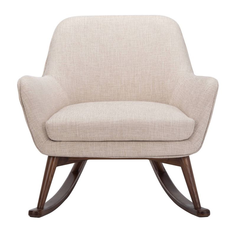 Wooden Rocking Chair Brown - Benzara