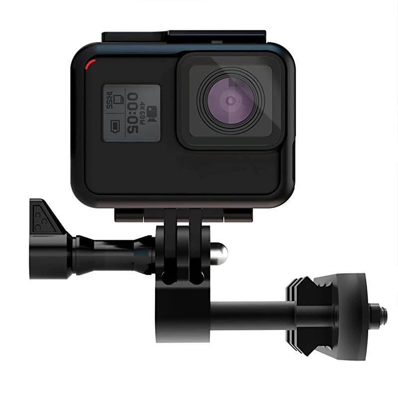 MLOK GoPro Mount 2 in 1 Side Gun Rail Mount for GoPro and Mlok Picatinny Rail 90 Degree Camera Mount for Mlok System