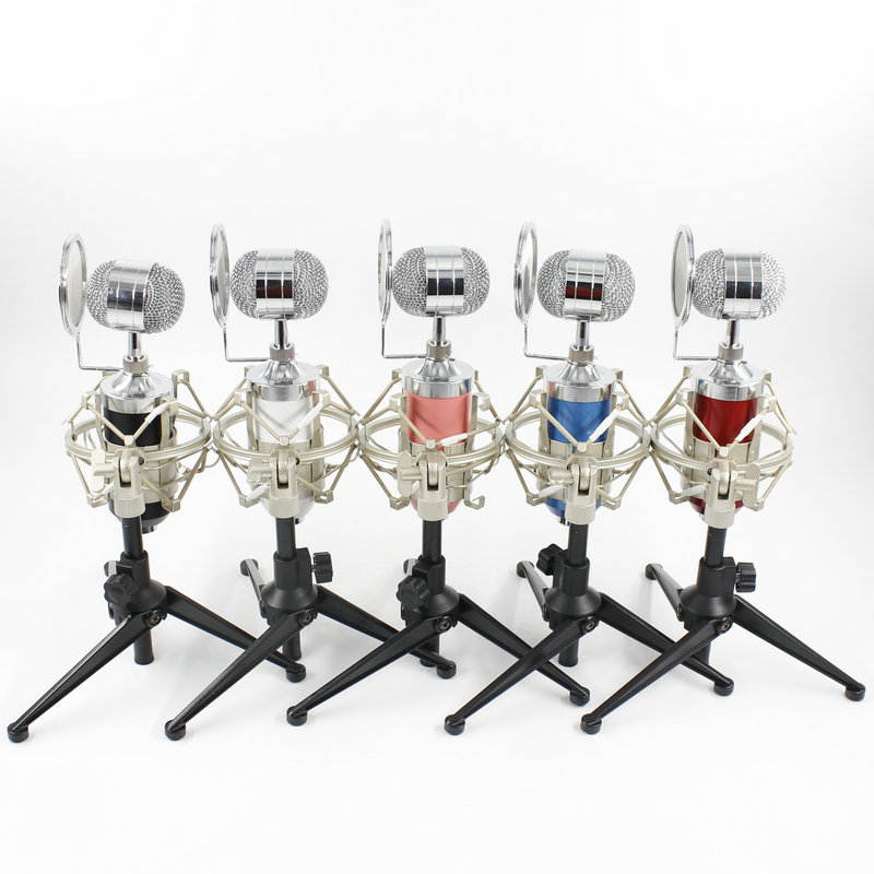 BM 8000 Professional Condenser Microphone bm8000 Audio Studio Vocal recording for Computer karaoke