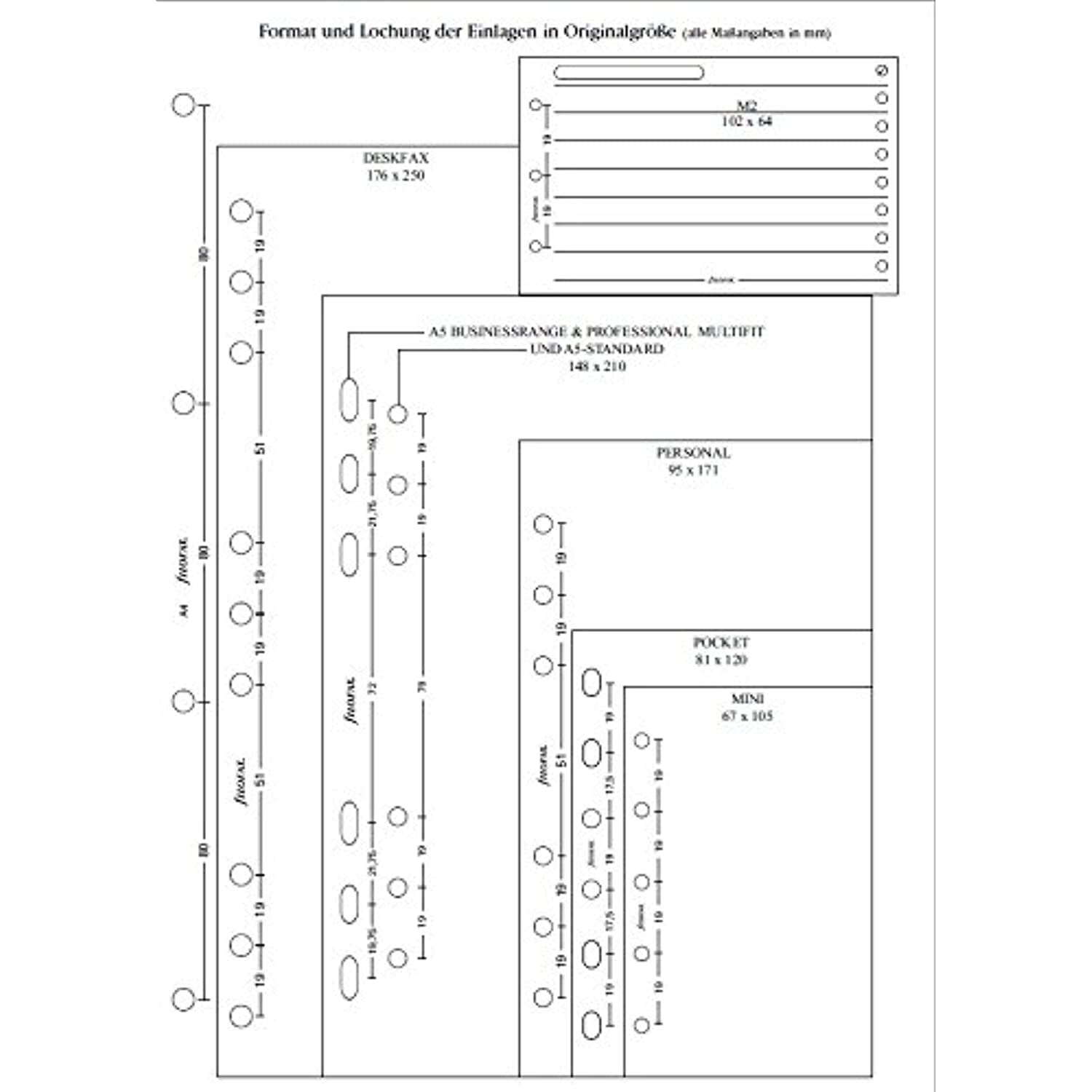Filofax Plain White Notepaper (B132451)