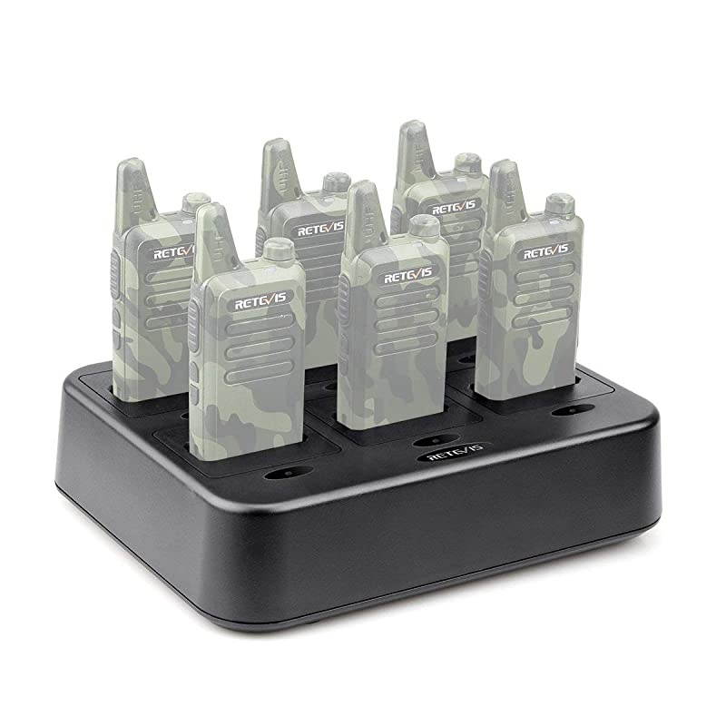 RT22 Six-Way Charger Multi Unit Charger for  RT22 RT22S RB19 Walkie Talkie and Battery (1 Pack)