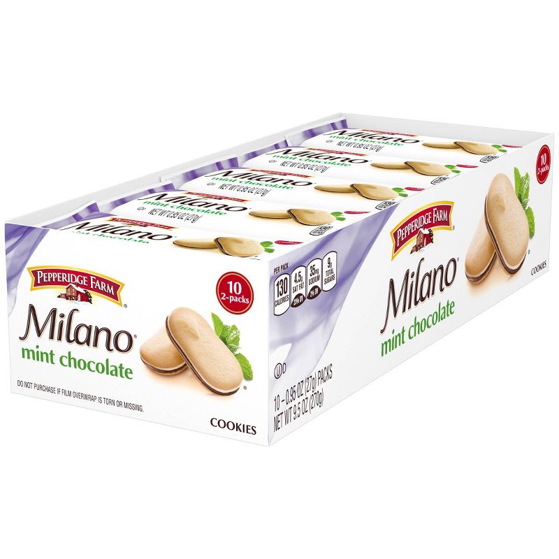 Pepperidge Farm Milano Mint Chocolate Cookies - 9.5oz