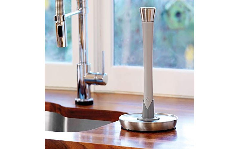 Polder Single-Tear Paper Towel Holder with Weighted Base