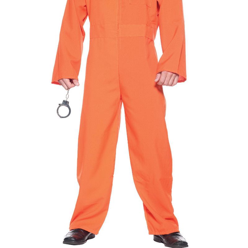 Adult Prison Jumpsuit Halloween Costume Orange One Size