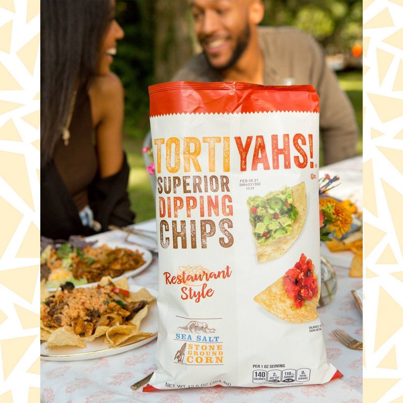 Golden Flake Sea Salt Flavored Stone Ground Corn Tortilla Chips - 12.5oz