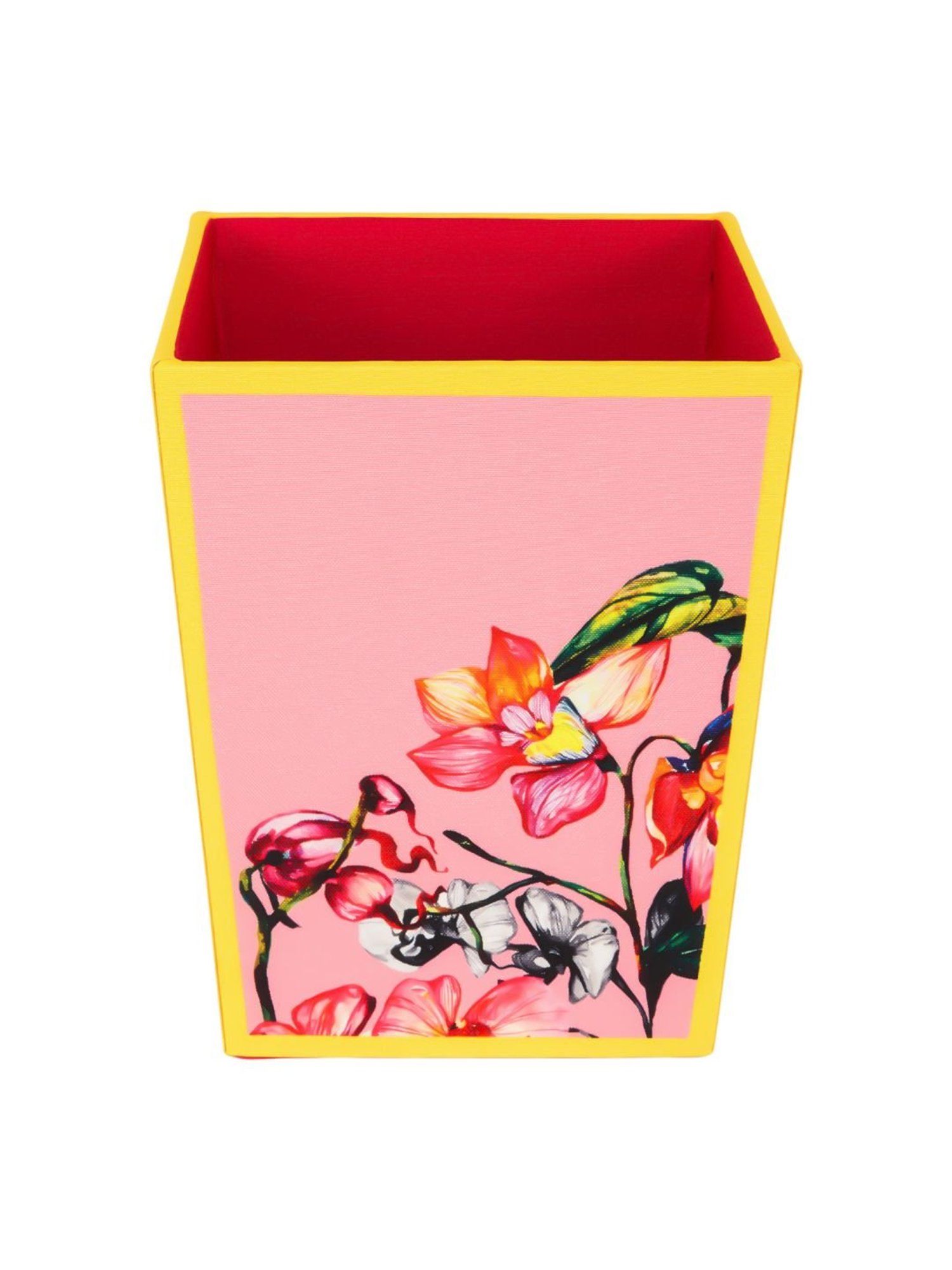 SEJ by Nisha Gupta Pink Wooden Open Dry Bin - 11.5 Litres