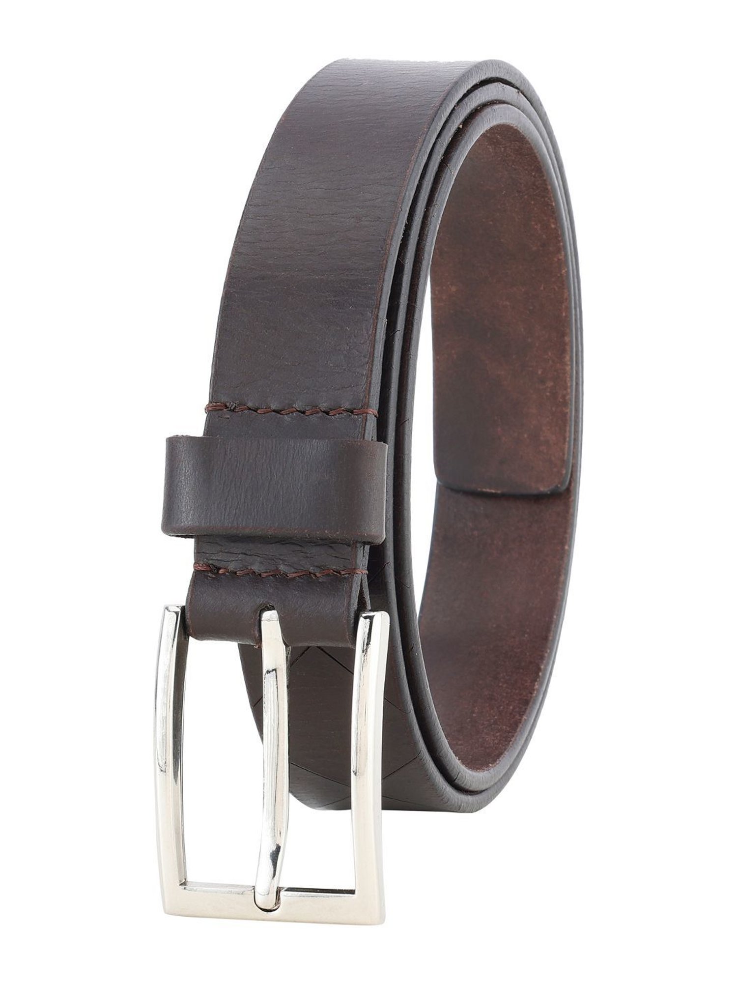 Hidesign Mariko Brown Solid Leather Narrow Belt