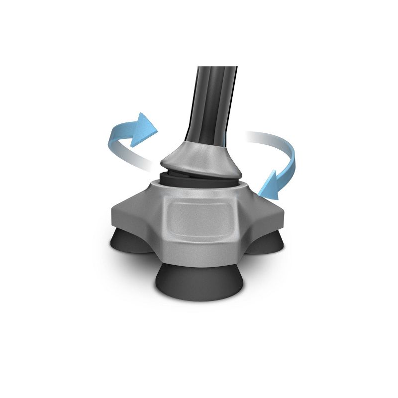 HurryCane Freedom Edition Folding Cane with T Handle, Red