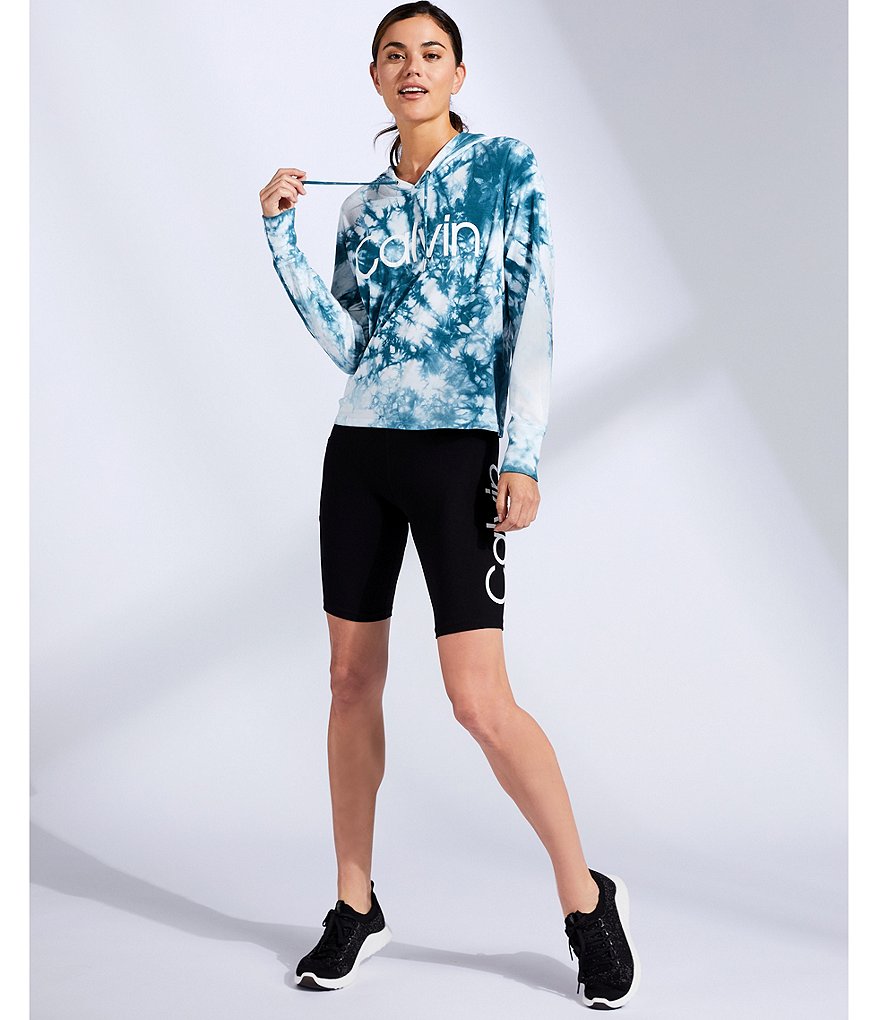 Calvin Klein Performance Calvin Logo High Waist One Pocket Bike Short