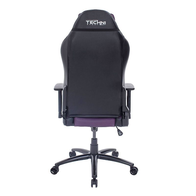 Ergonomic High Back Racer Style Video Gaming Chair Purple - Techni Sport