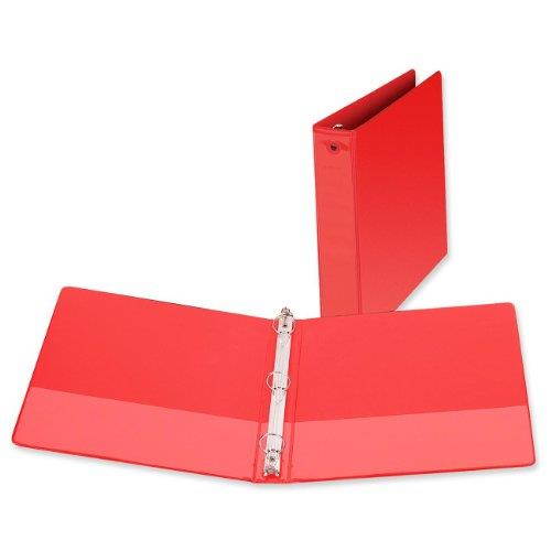 Samsill View Binder Round Ring 1-1/2" Capacity 11"x8-1/2" Red 18553
