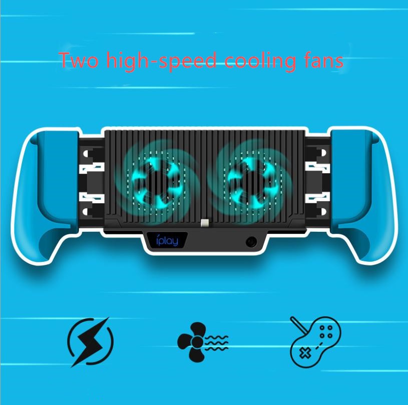IPLAY Portable Game Cooling Fan For Nintendo Switch Lite Host Universal Charging Stretch Grip 6000MAH For Switch Accessories