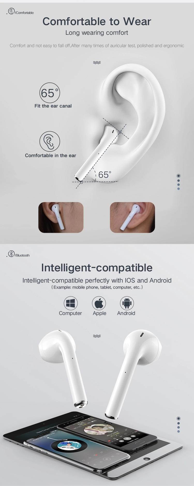 i12 TWS Bluetooth 5.0 Earbuds Wireless Headphones Earphones For iphone Android