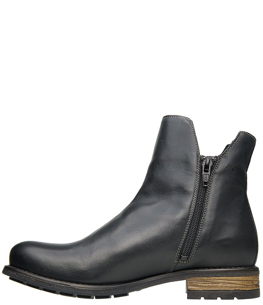 Taos Footwear Zip It Leather Booties
