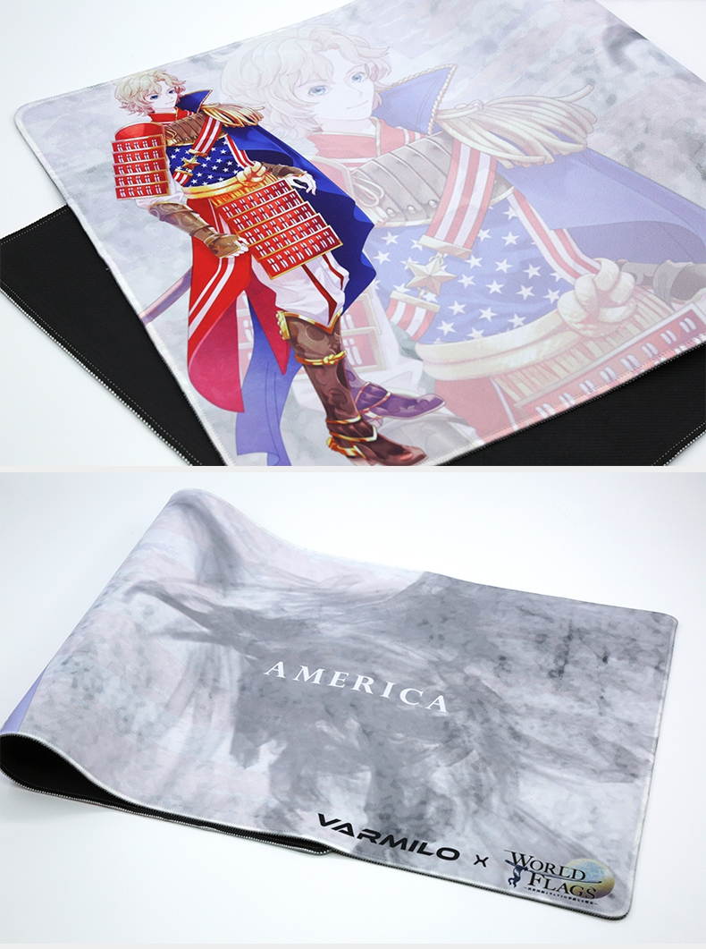 Varmilo X WORLD FLAGS XL  Gaming Mouse Pad 900X400X3mm for Gaming and  Home Use -America Theme