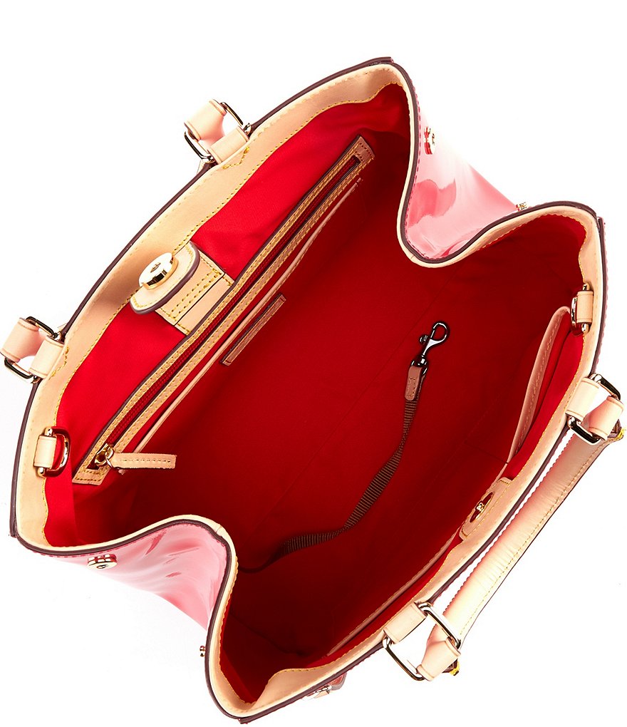 Dooney & Bourke Patent Collection Small Zip Crossbody Bag